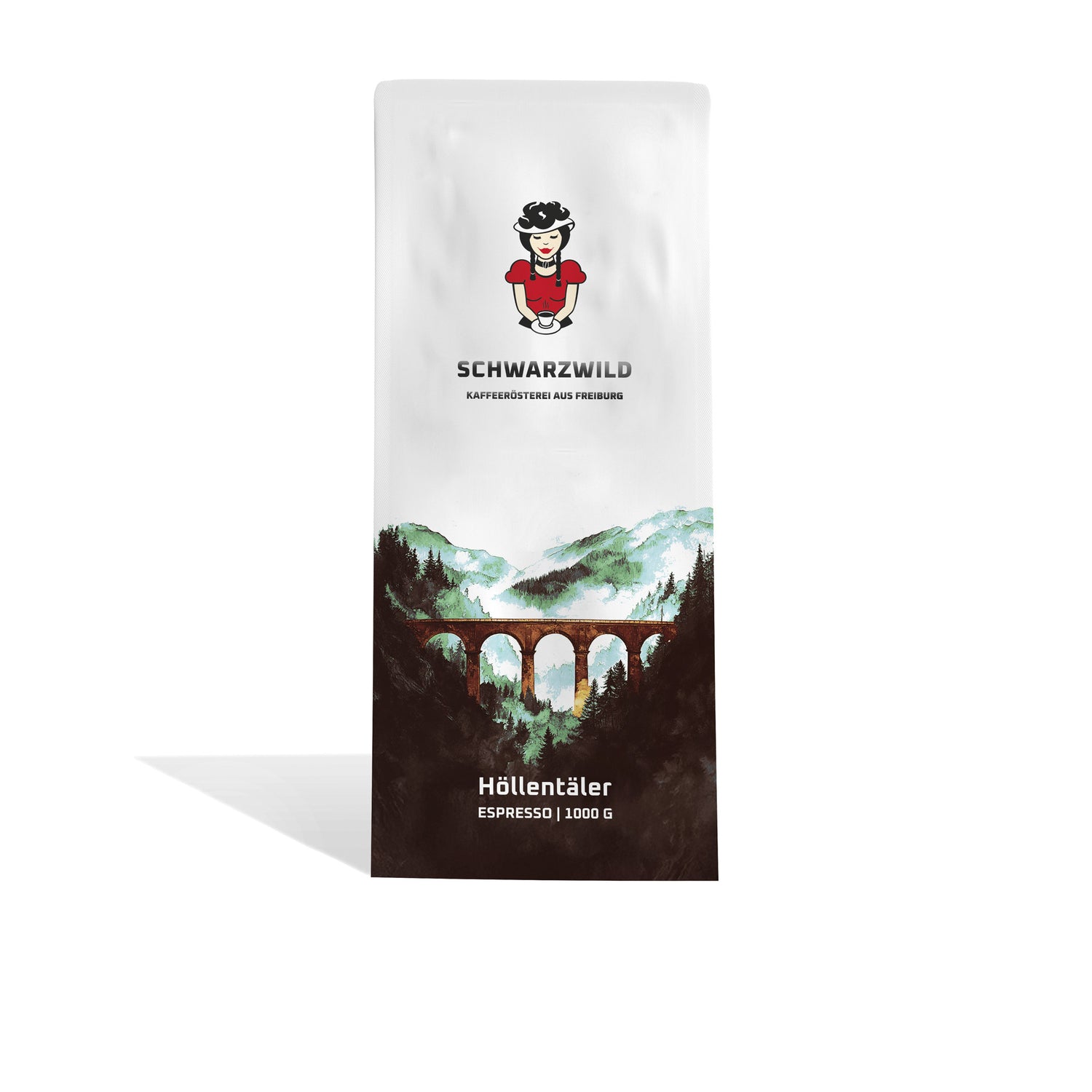 Espresso Hoellentaeler Schwarzwild Kaffeeroesterei Freiburg 1000g